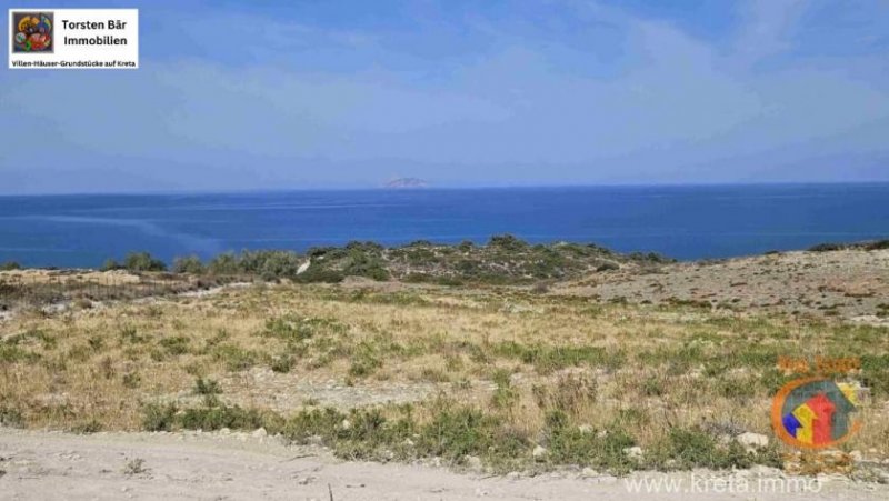 Pitsidia Kreta, Pitsidia, Grundstück (4.000m²) mit Meerblick zu verkaufen Grundstück kaufen
